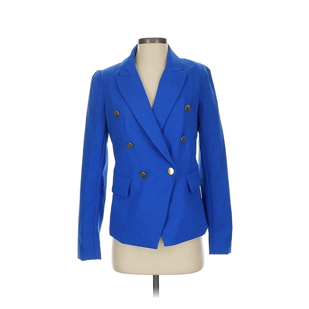 House Of Harlow 1960 Baby Blue Blazer Size Medium Button Down Jacket NWOT